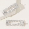 Rhinestone Engraved Hair Clips
